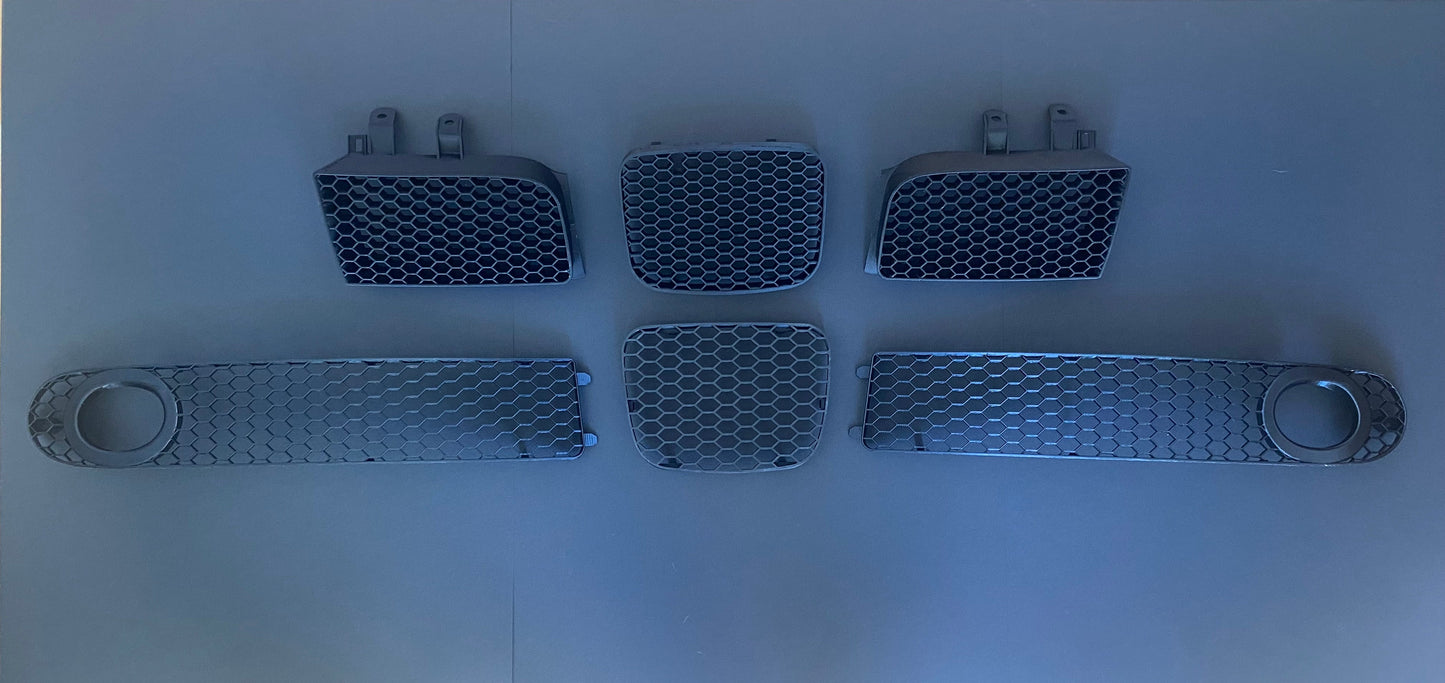 Seat Leon 1M komplet mriežky do predného nárazníku Topsport